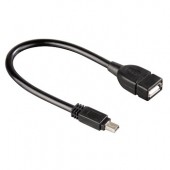 Adaptor USB miniB-Asocket 15cm HAMA