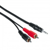 Cablu audio RCA - Jack 3.5mm HAMA 5m