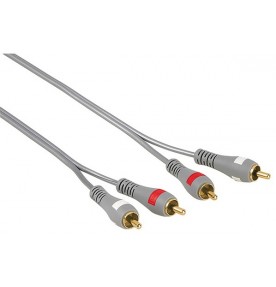 Cablu audio 2RCA - 2RCA HAMA 3 m