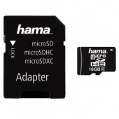 Card de memorie microSDHC 16GB Class10+Adapter HAMA