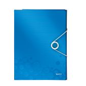 Mapa pentru conferinte A4 4 compartimente albastru metalizat LEITZ WOW