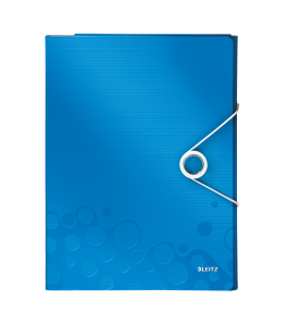 Mapa pentru conferinte A4 4 compartimente albastru metalizat LEITZ WOW