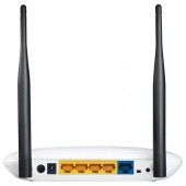 Router wireless TP-LINK TL-WR841N 300Mbps WAN LAN alb