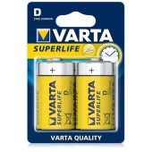Baterii D zinc-carbon 2 bucati VARTA Super Life