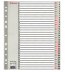 Index din plastic (PP) index 1-31 A4 ESSELTE Maxi