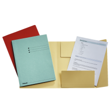 Dosar din carton plic 250 g/mp rosu inchis ESSELTE