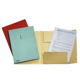 Dosar din carton plic 250 g/mp rosu inchis ESSELTE