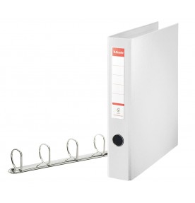 Caiet mecanic A4 4 inele 5.8cm alb ESSELTE Jumbo