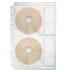 File din plastic A4 transparent pentru CD/DVD ESSELTE