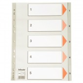 Index din plastic (PP) index A-Z A4 Esselte
