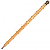 Creion cu mina grafit 6B hexagonal KOH-I-NOOR