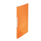 Mapa de prezentare A4 40 de folii de protectie portocaliu metalizat LEITZ WOW
