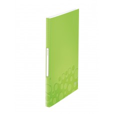 Mapa de prezentare A4 40 de folii de protectie verde metalizat LEITZ WOW