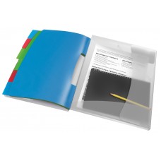 Mapa cu separatoare 6 separatoare PP diverse culori Esselte VIVIDA