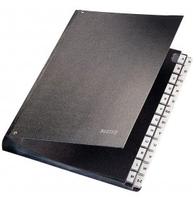 Mapa pentru semnaturi cu index A-Z negru LEITZ