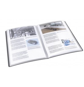 Mape de prezentare coperta rigida 40 folii negru Esselte VIVIDA