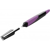 Roller cu grip negru lucios/violet mat 1 bucata/blister PELIKAN th.INK