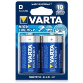 Baterii alcaline D/R20 2 buc/blister VARTA High Energy